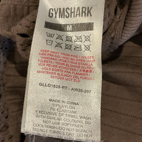 Gymshark Chocolate Leggings. Size Medium - Picture 7 of 7